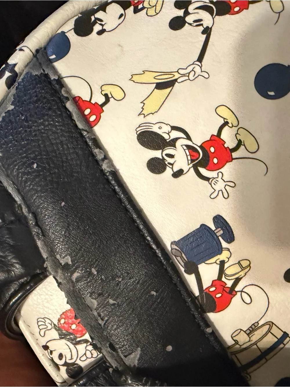 Disney x Loungefly White Mickey Mouse Print Backpack